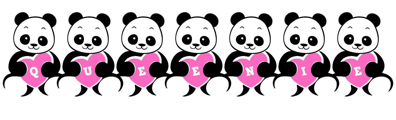 Queenie love-panda logo