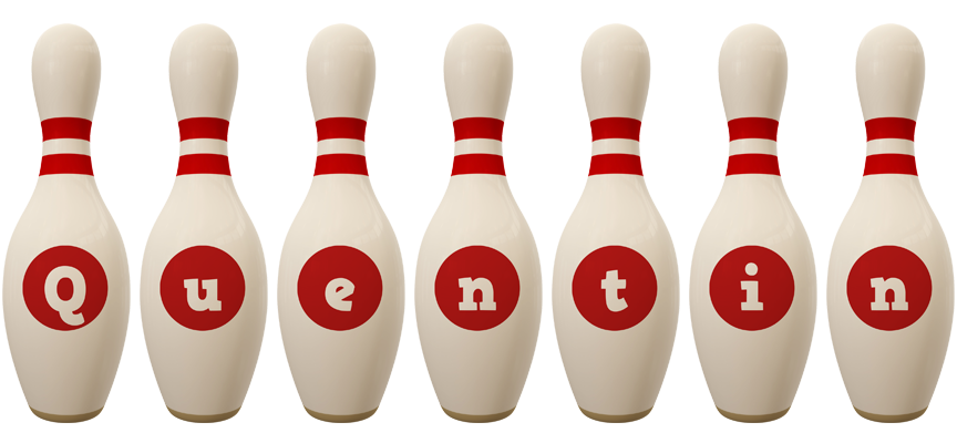 Quentin bowling-pin logo