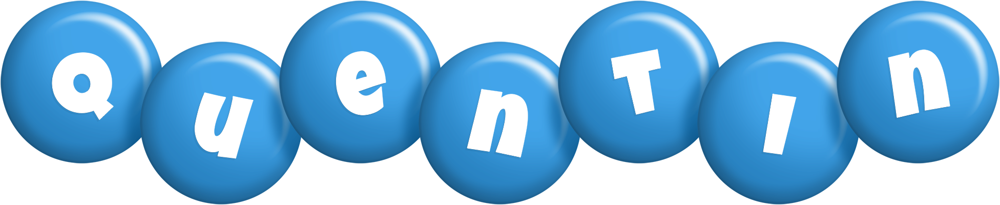 Quentin candy-blue logo