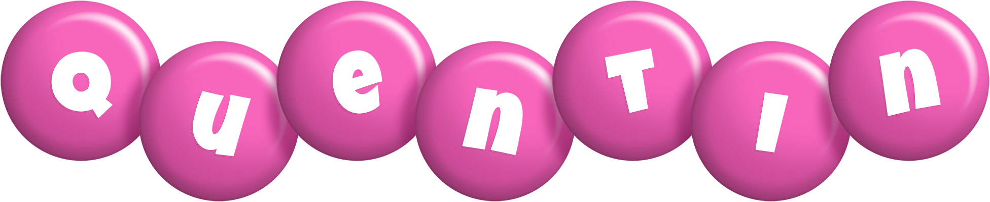 Quentin candy-pink logo