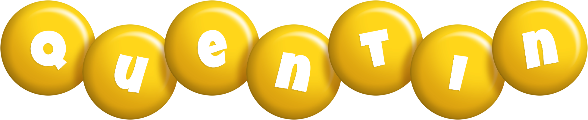 Quentin candy-yellow logo