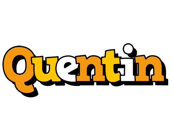 Quentin cartoon logo