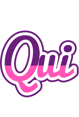 Qui cheerful logo