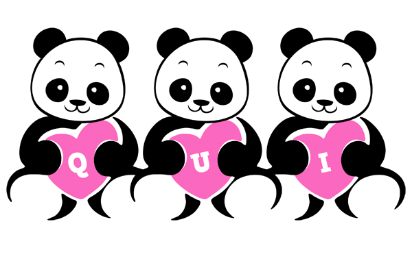 Qui love-panda logo