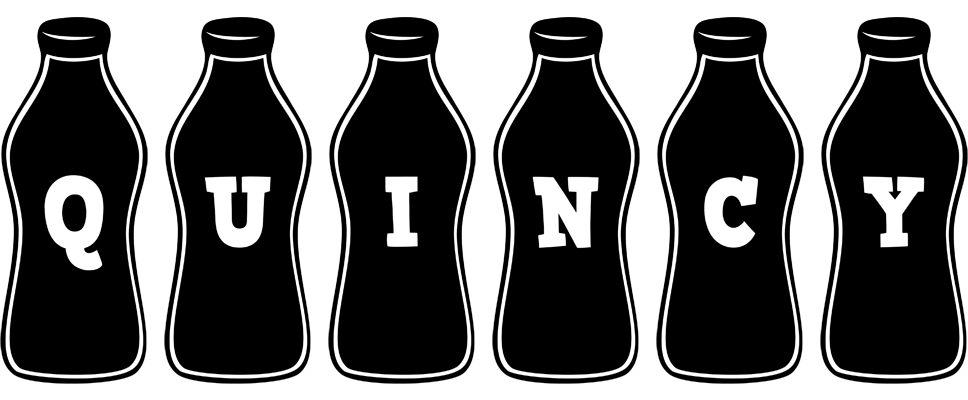Quincy bottle logo