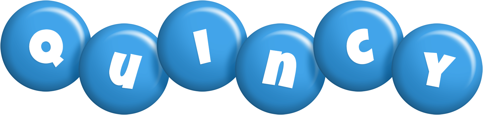 Quincy candy-blue logo