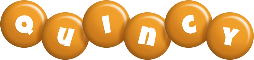Quincy candy-orange logo
