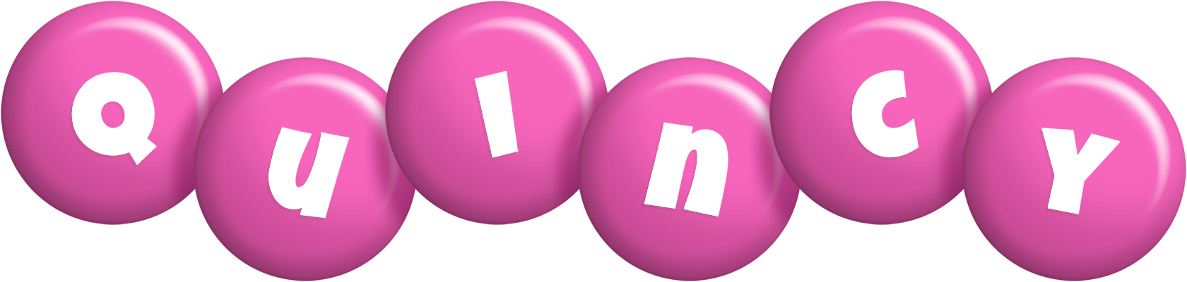 Quincy candy-pink logo
