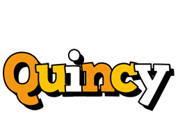 Quincy cartoon logo