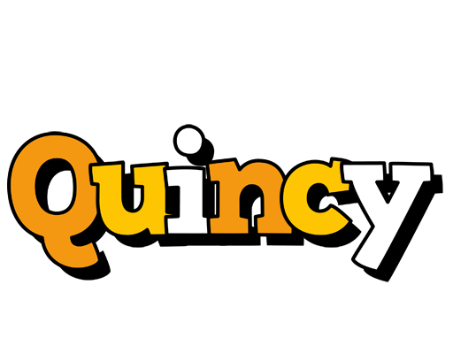 Quincy cartoon logo