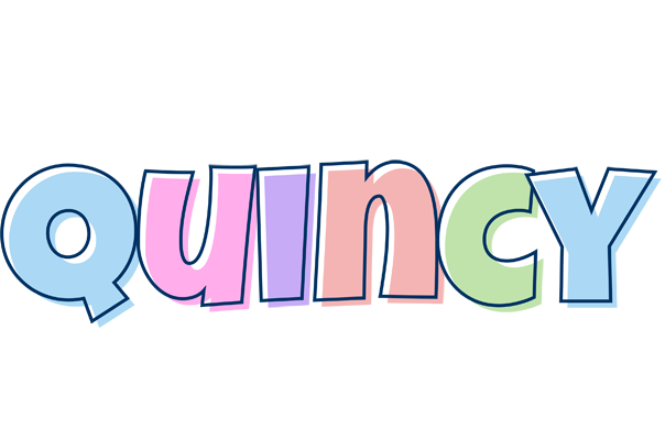 Quincy pastel logo