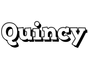 Quincy snowing logo