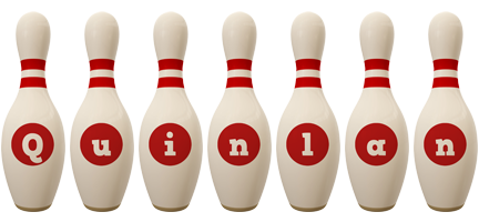 Quinlan bowling-pin logo