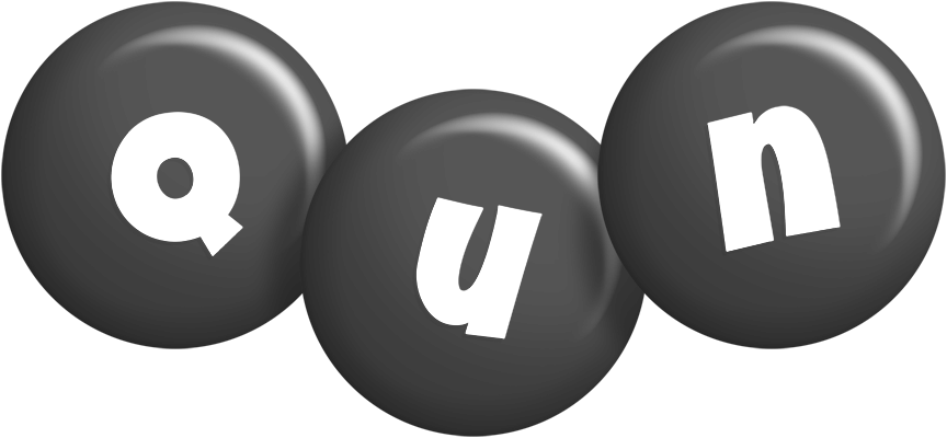 Qun candy-black logo