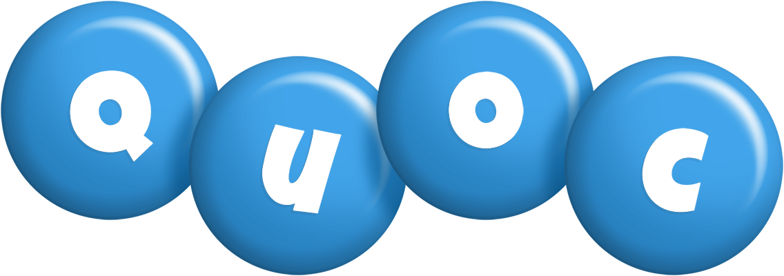 Quoc candy-blue logo