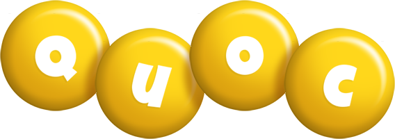 Quoc candy-yellow logo