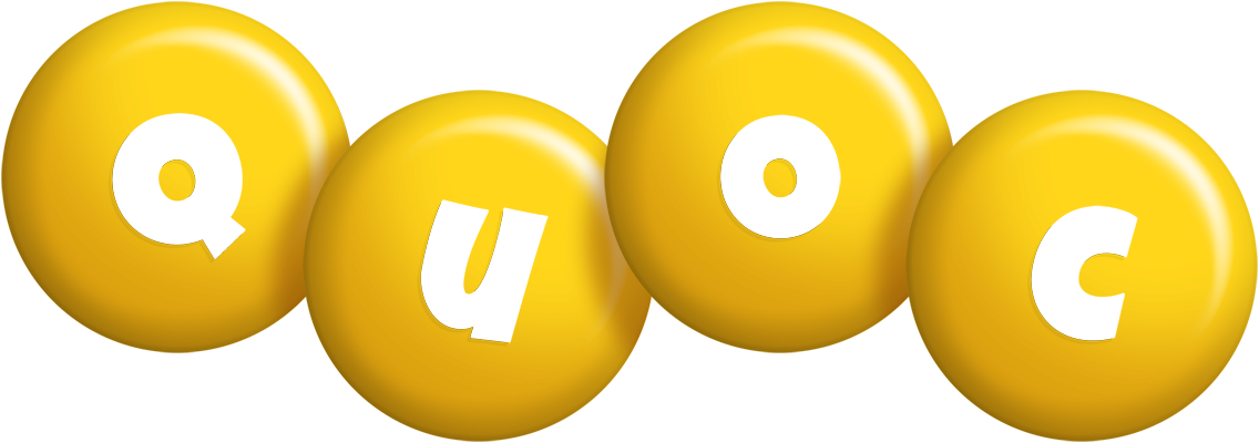 Quoc candy-yellow logo
