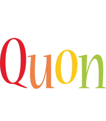 Quon birthday logo