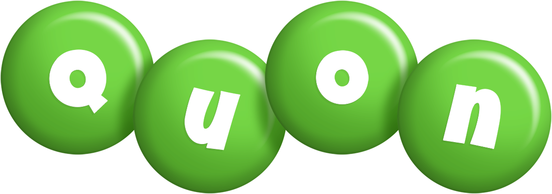 Quon candy-green logo