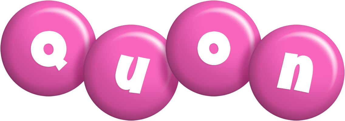Quon candy-pink logo