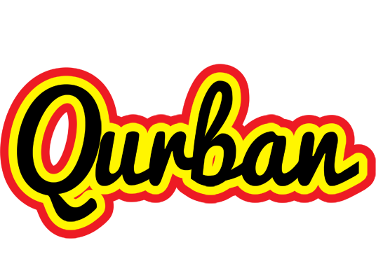 Qurban flaming logo