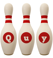 Quy bowling-pin logo