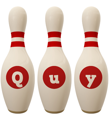 Quy bowling-pin logo