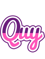 Quy cheerful logo