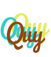 Quy cupcake logo