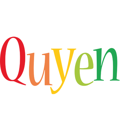 Quyen birthday logo