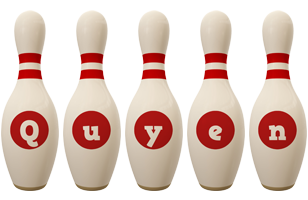 Quyen bowling-pin logo