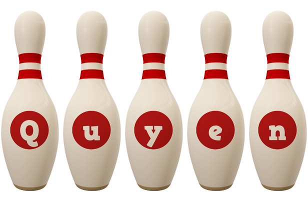 Quyen bowling-pin logo