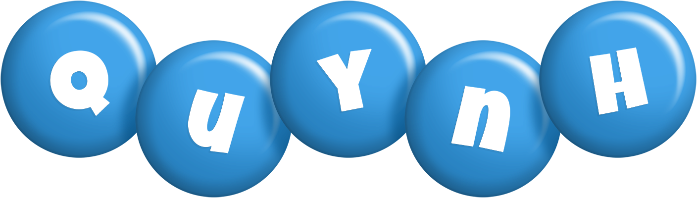 Quynh candy-blue logo