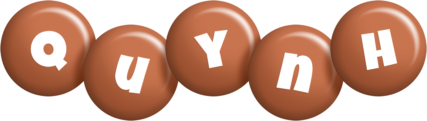 Quynh candy-brown logo