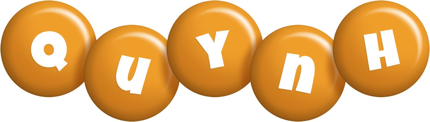 Quynh candy-orange logo