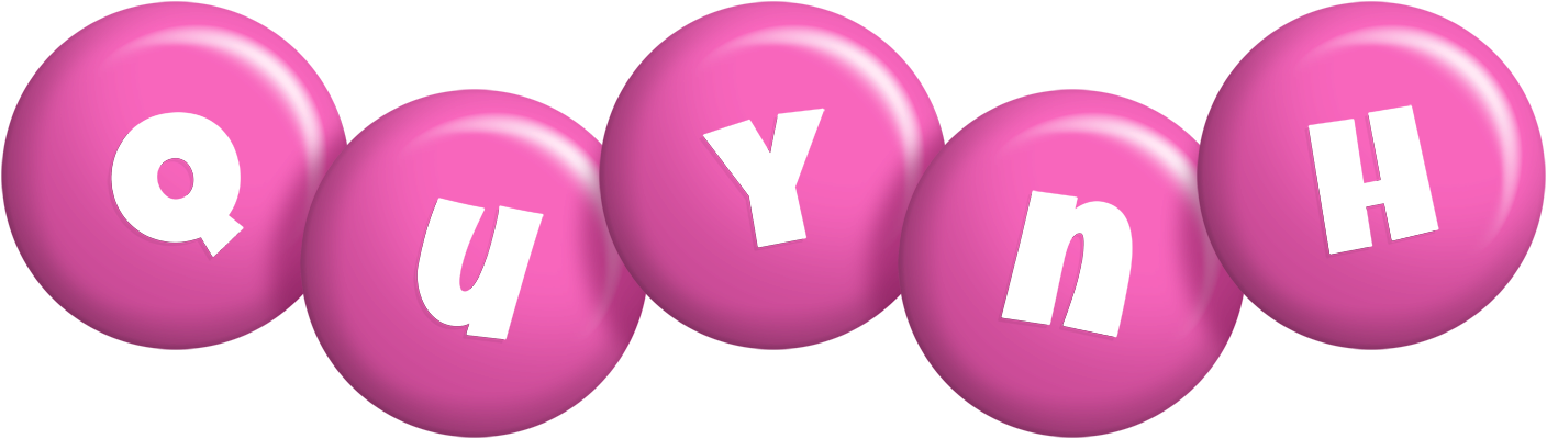 Quynh candy-pink logo