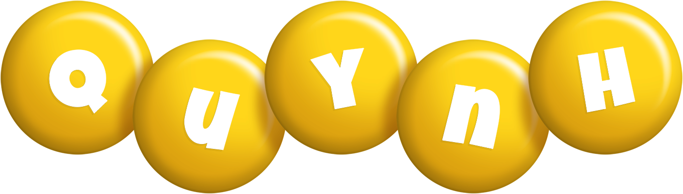 Quynh candy-yellow logo