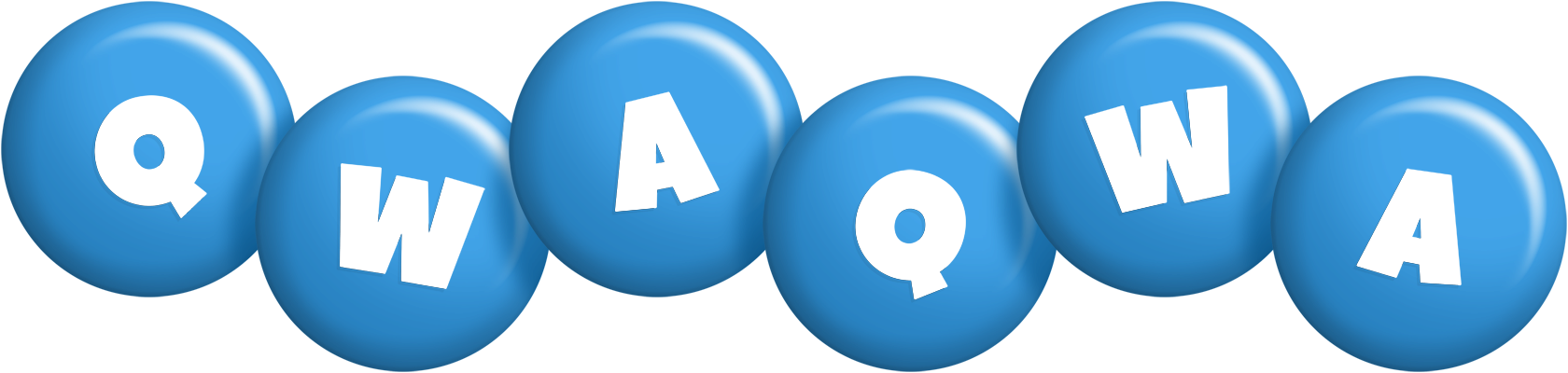 Qwaqwa candy-blue logo