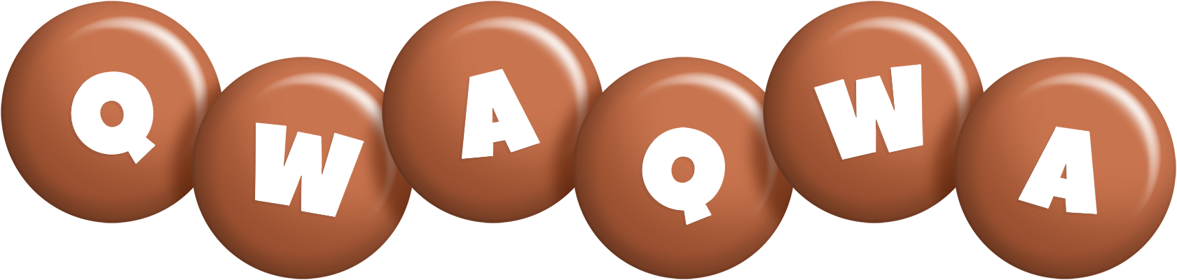 Qwaqwa candy-brown logo