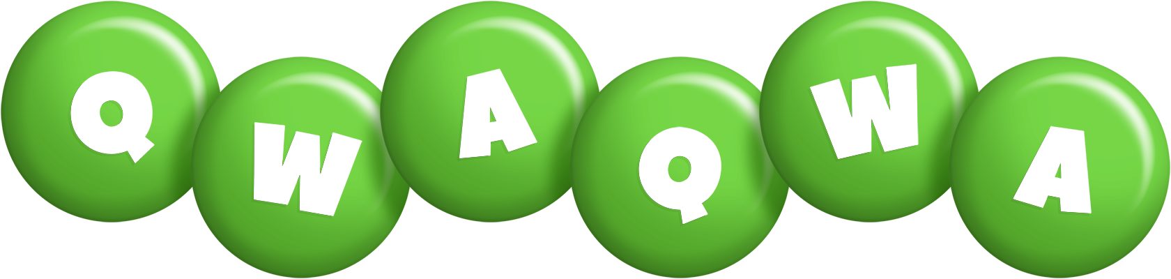 Qwaqwa candy-green logo