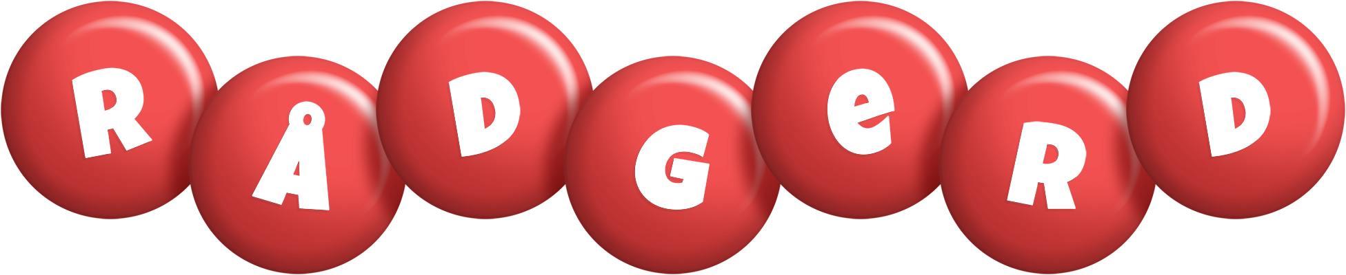 Rådgerd candy-red logo