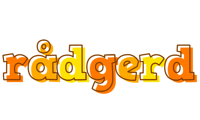 Rådgerd desert logo