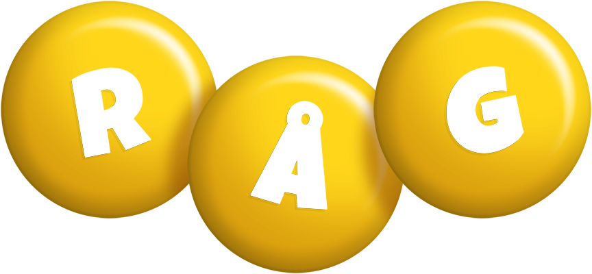 Råg candy-yellow logo