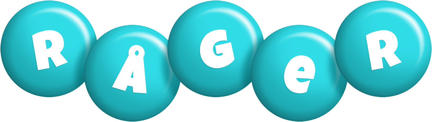 Råger candy-azur logo