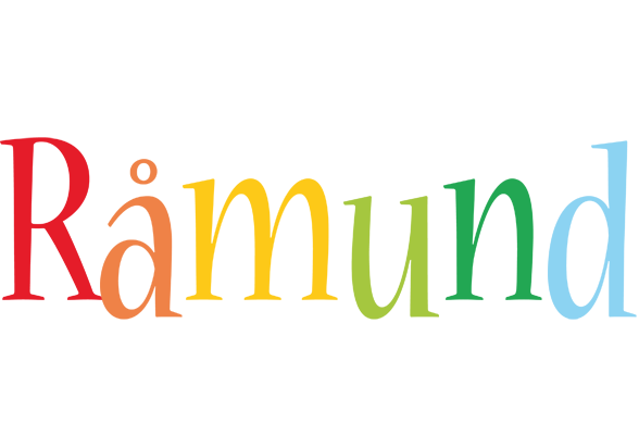 Råmund birthday logo