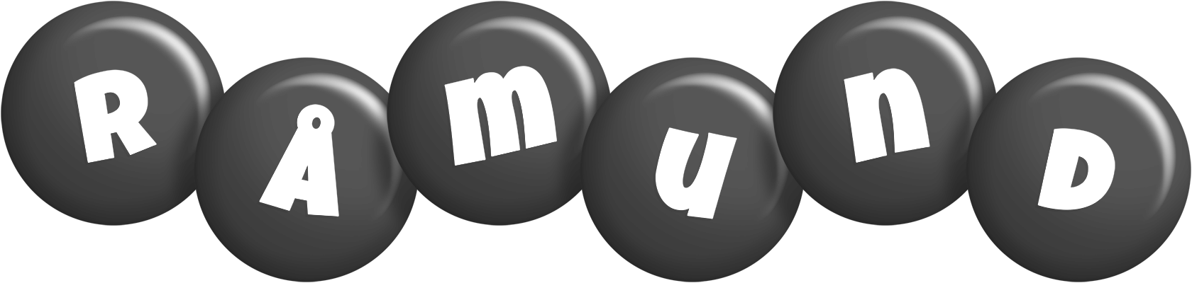 Råmund candy-black logo