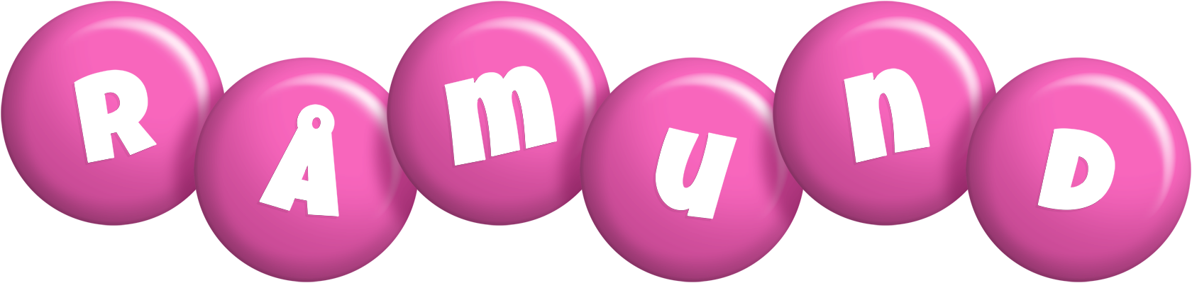 Råmund candy-pink logo