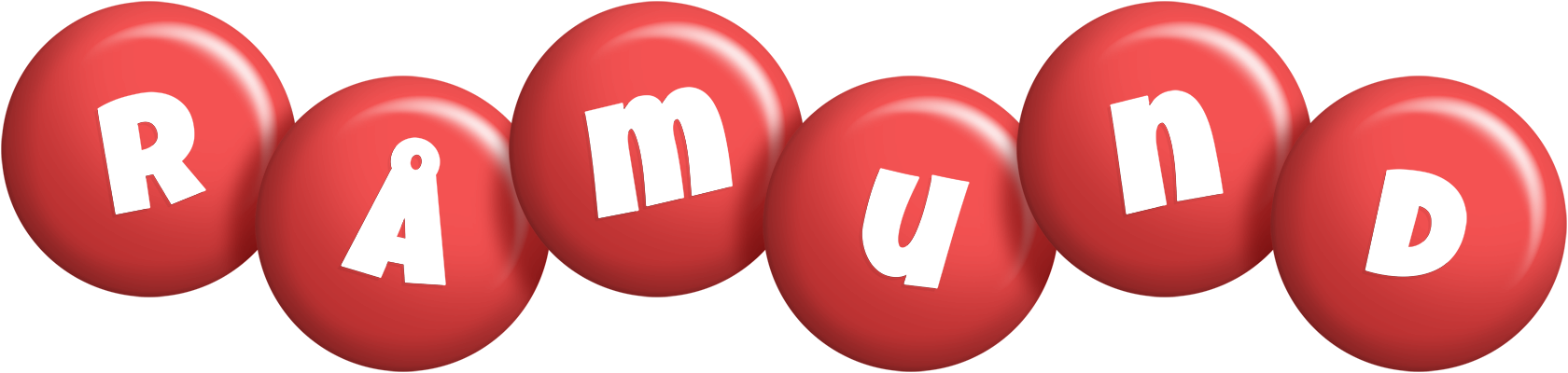 Råmund candy-red logo