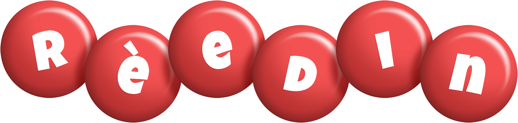 Rèedin candy-red logo