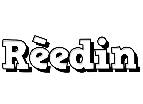 Rèedin snowing logo